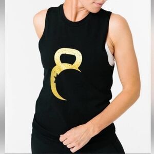 Zyia Active Kettle Moon Logo High Neck Tank Top - Size: Medium